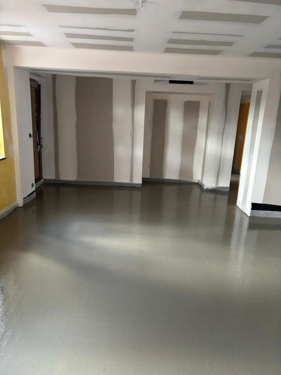 Chantier chape liquide - Top'Isol